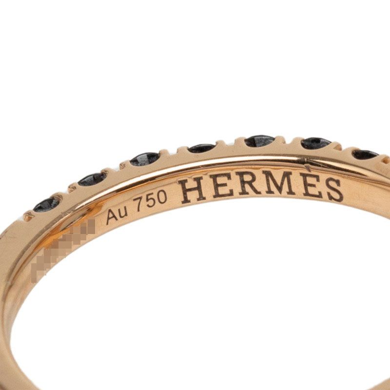 Hermes Finesse Ring 50k Pink Gold — view 4