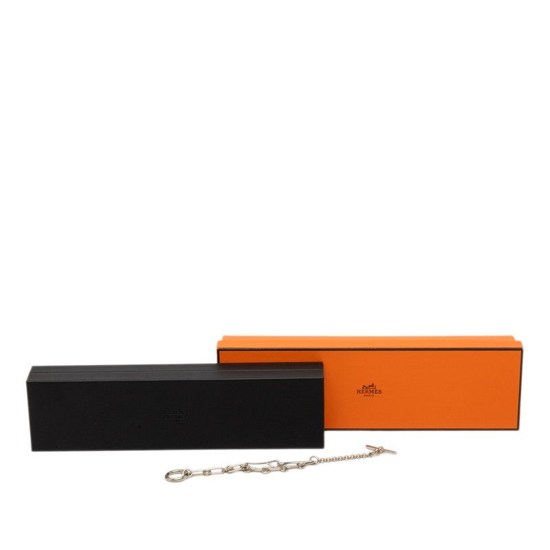 Hermes Chaine D'ancre Punk T Bar Bracelet 925 Sterling Silver — view 5