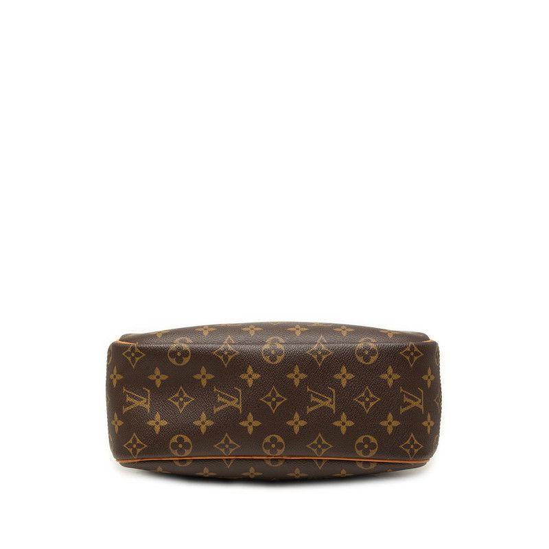 Louis Vuitton Monogram Trouville Handbag Brown Leather — view 3