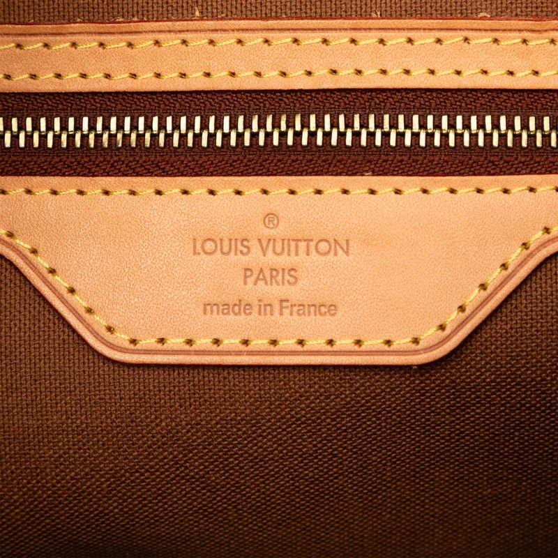 Louis Vuitton Monogram Batignolles Oriental Tote Shoulder Bag Brown Leather — view 5