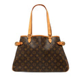 Louis Vuitton Monogram Batignolles Oriental Tote Shoulder Bag Brown Leather