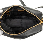 Prada Crossbody Shoulder Bag Black Leather — view 4