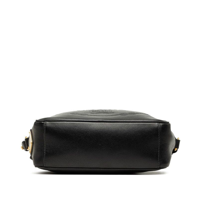 Prada Crossbody Shoulder Bag Black Leather — view 3