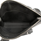 Louis Vuitton Monogram Eclipse Sac Plat Cross 2-Way Shoulder Bag Black Leather — view 5