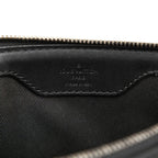 Louis Vuitton Monogram Eclipse Sac Plat Cross 2-Way Shoulder Bag Black Leather — view 6
