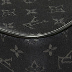 Louis Vuitton Monogram Satin Pochette Kondouffe Shoulder Bag Black — view 6