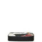 Louis Vuitton Monogram Satin Pochette Kondouffe Shoulder Bag Black — view 3