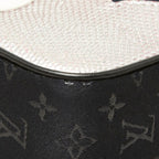 Louis Vuitton Monogram Satin Pochette Kondouffe Shoulder Bag Black — view 5