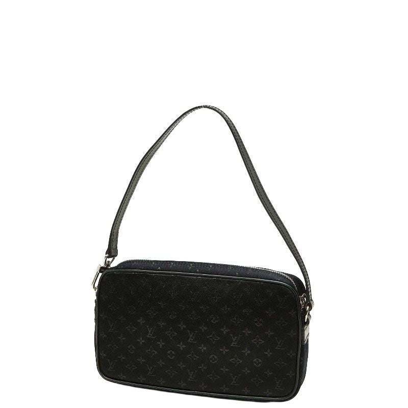 Louis Vuitton Monogram Satin Pochette Kondouffe Shoulder Bag Black — view 2