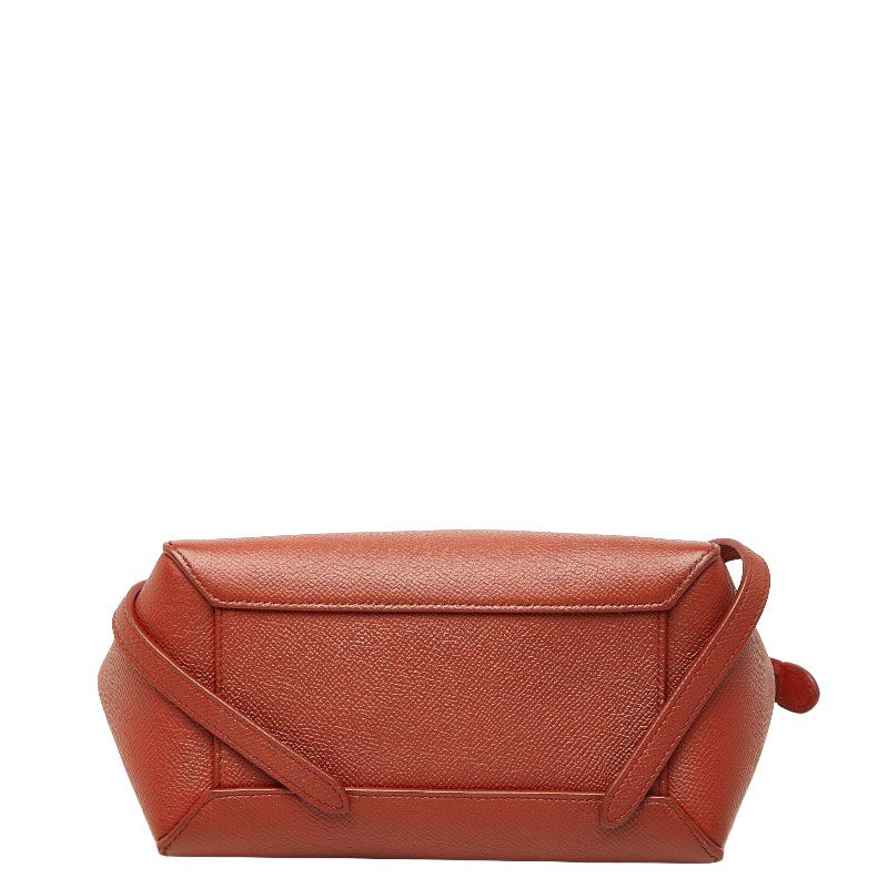 Celine Belt Bag Nano Catfish 2-Way Brown Leather — view 3