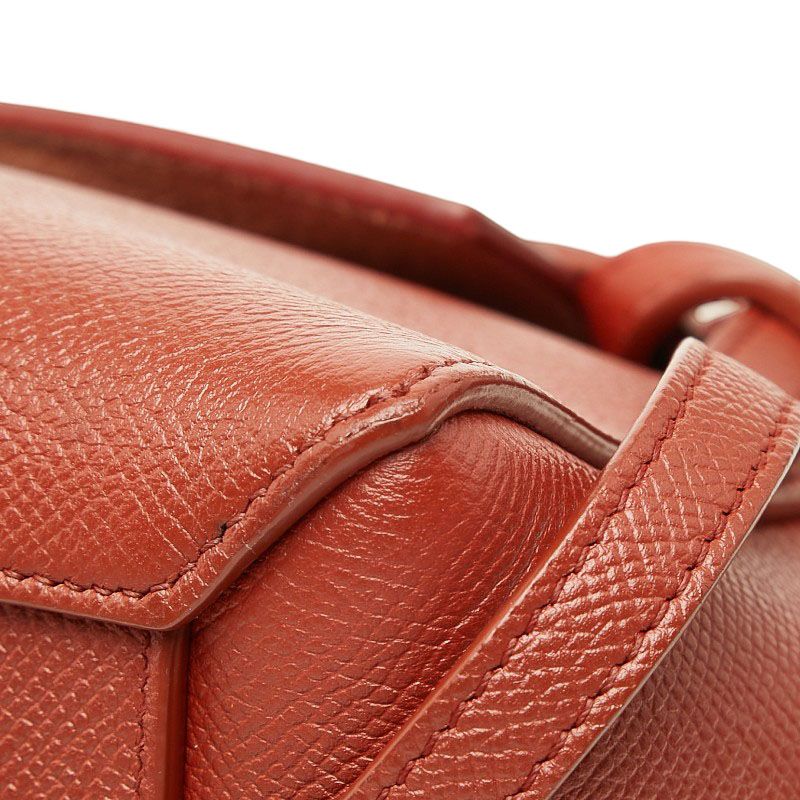 Celine Belt Bag Nano Catfish 2-Way Brown Leather — view 4