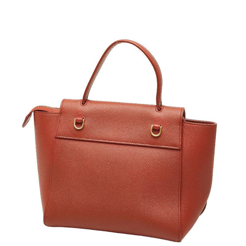 Celine Belt Bag Nano Catfish 2-Way Brown Leather — view 2