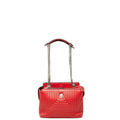 Fendi Dot Com Click Chain Shoulder Bag 8 Red Leather