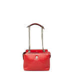 Fendi Dot Com Click Chain Shoulder Bag 8 Red Leather