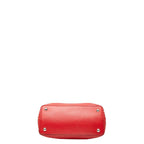 Fendi Dot Com Click Chain Shoulder Bag 8 Red Leather — view 3