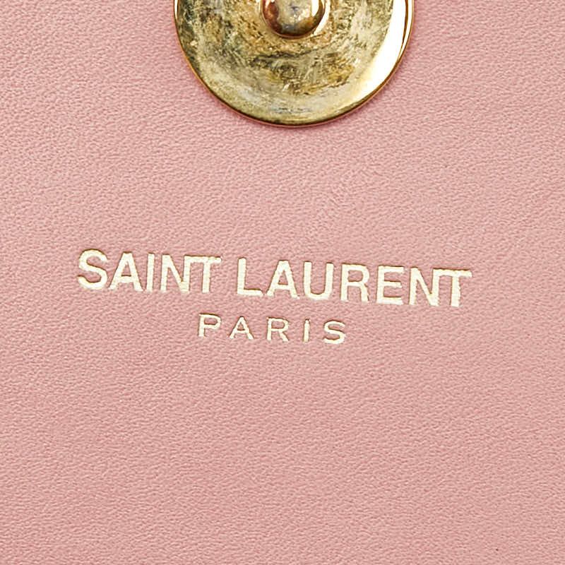 Saint Laurent YSL Monogram Classic Kate Small Mini Chain Shoulder Bag Pink — view 8