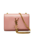 Saint Laurent YSL Monogram Classic Kate Small Mini Chain Shoulder Bag Pink