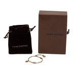 Louis Vuitton Bracelet Logo Mania Chain Gold Silver Plated Metal — view 6