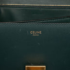 Celine Classic Box Crossbody Shoulder Bag Green Leather — view 7