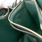 Celine Classic Box Crossbody Shoulder Bag Green Leather — view 6