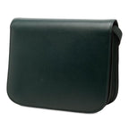 Celine Classic Box Crossbody Shoulder Bag Green Leather — view 2