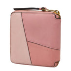 Loewe Anagram Puzzle Zip Around Bifold Wallet Pink Leather — view 2