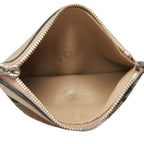 Loewe Anagram Vertical Small Wallet Trifold Beige Leather — view 7