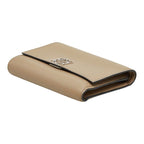 Loewe Anagram Vertical Small Wallet Trifold Beige Leather — view 4
