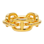 Hermes Chaine D'Ancre Legato Scarf Ring Gold Plated