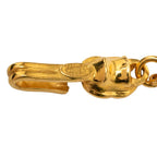 Chanel Vintage CC Logo Rogue Chain Necklace Gold Plated — view 5