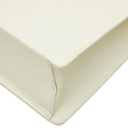Saint Laurent 2-Way Shoulder Bag White Leather — view 5
