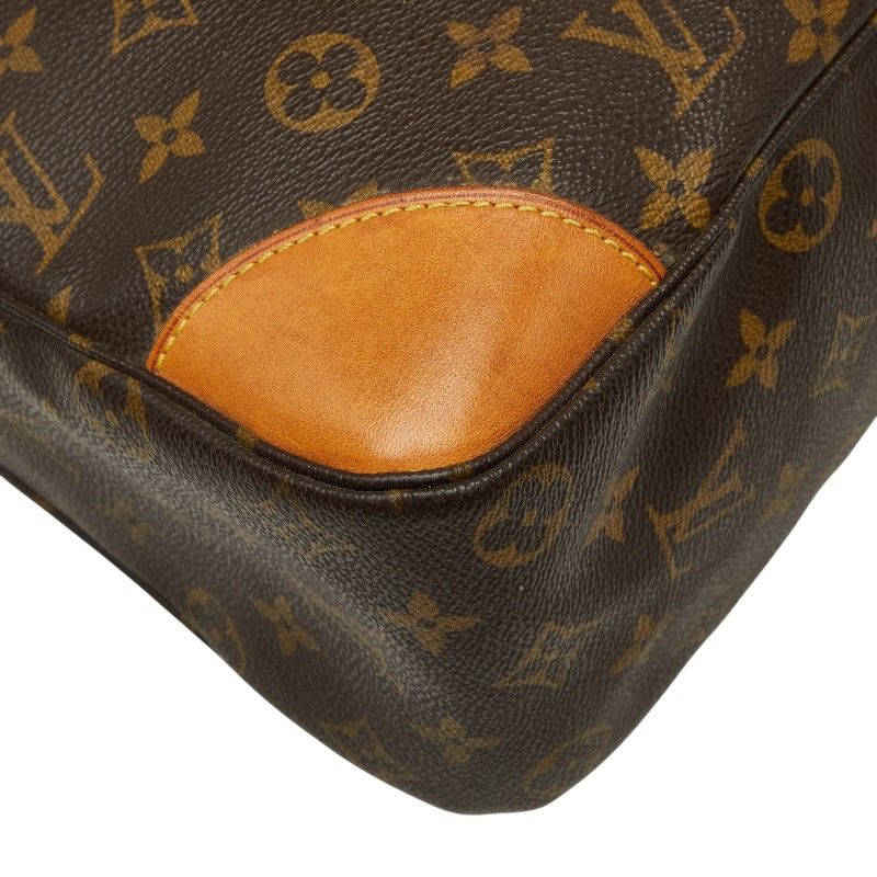 Louis Vuitton Monogram Boulogne 35 Shoulder Bag Brown Leather — view 8