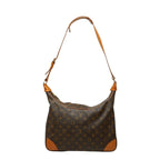 Louis Vuitton Monogram Boulogne 35 Shoulder Bag Brown Leather