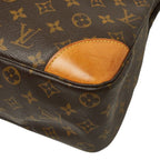 Louis Vuitton Monogram Boulogne 35 Shoulder Bag Brown Leather — view 5