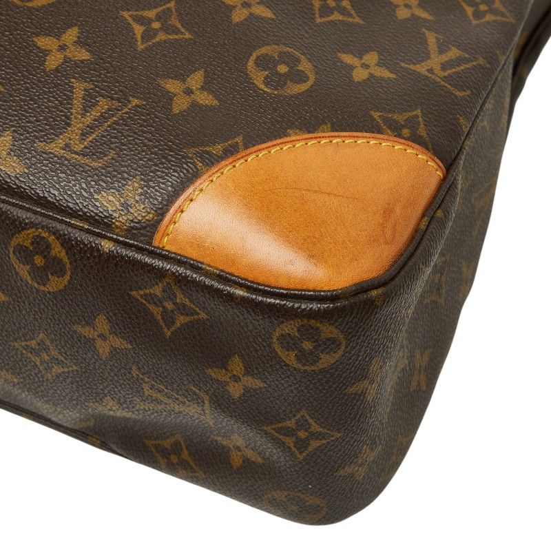 Louis Vuitton Monogram Boulogne 35 Shoulder Bag Brown Leather — view 5