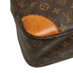 Louis Vuitton Monogram Boulogne 35 Shoulder Bag Brown Leather — view 6