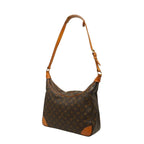 Louis Vuitton Monogram Boulogne 35 Shoulder Bag Brown Leather — view 2