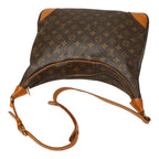 Louis Vuitton Monogram Boulogne 35 Shoulder Bag Brown Leather — view 4