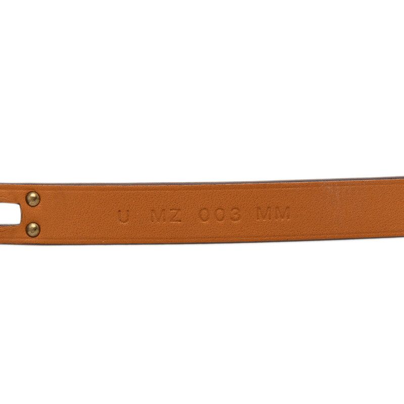 Hermes Mini Kelly Double Tour T2 Pink Gold Leather Plated Bracelet — view 6