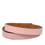 Hermes Mini Kelly Double Tour T2 Pink Gold Leather Plated Bracelet — view 3