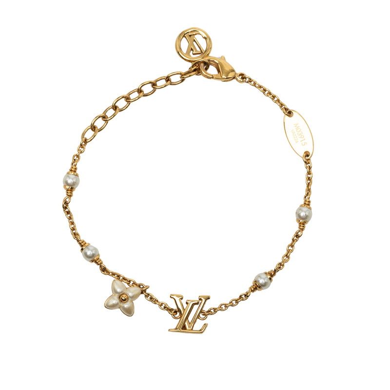 Louis Vuitton Bracelet LV Floragram XS Gold Plating