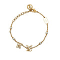 Louis Vuitton Bracelet LV Floragram XS Gold Plating