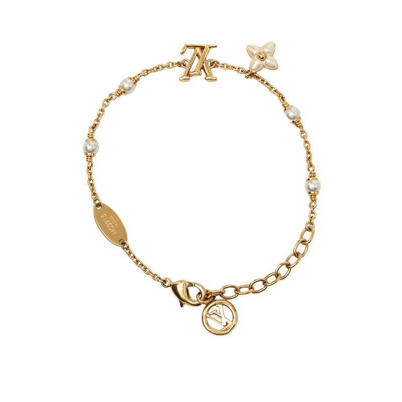 Louis Vuitton Bracelet LV Floragram XS Gold Plating — view 3