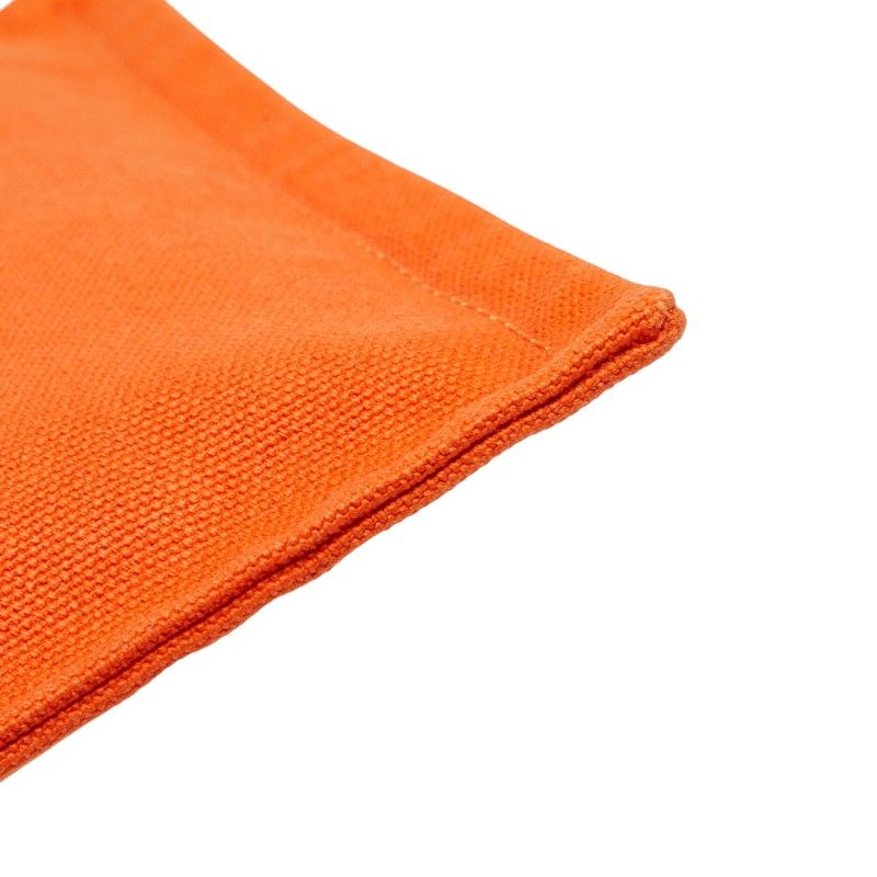 Hermes Yachting GM Pouch Orange Cotton Leather — view 4