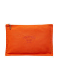 Hermes Yachting GM Pouch Orange Cotton Leather