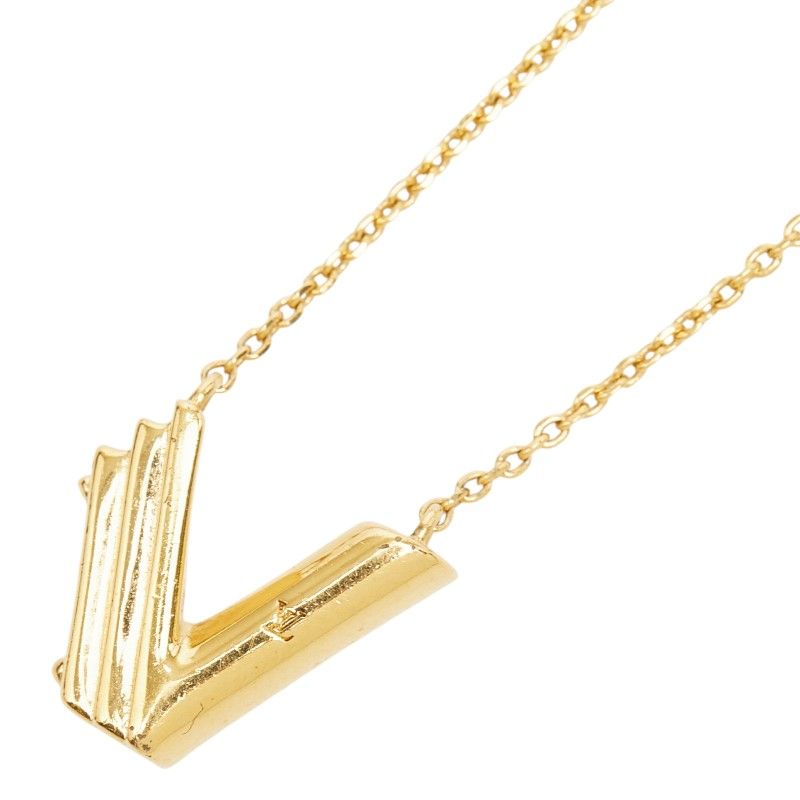 Louis Vuitton LV&me Initial Necklace Gold Plated