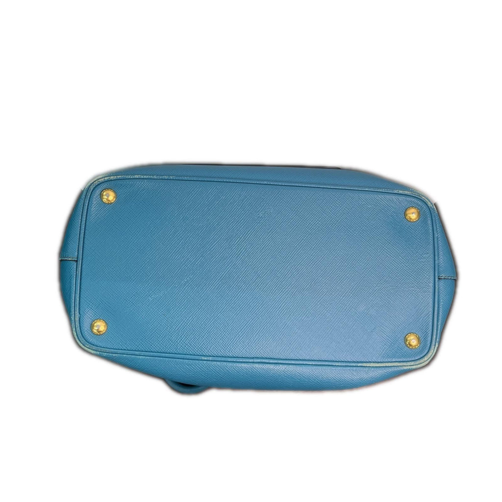 Prada 2-Way Bag Saffiano Cuir Blue — view 4