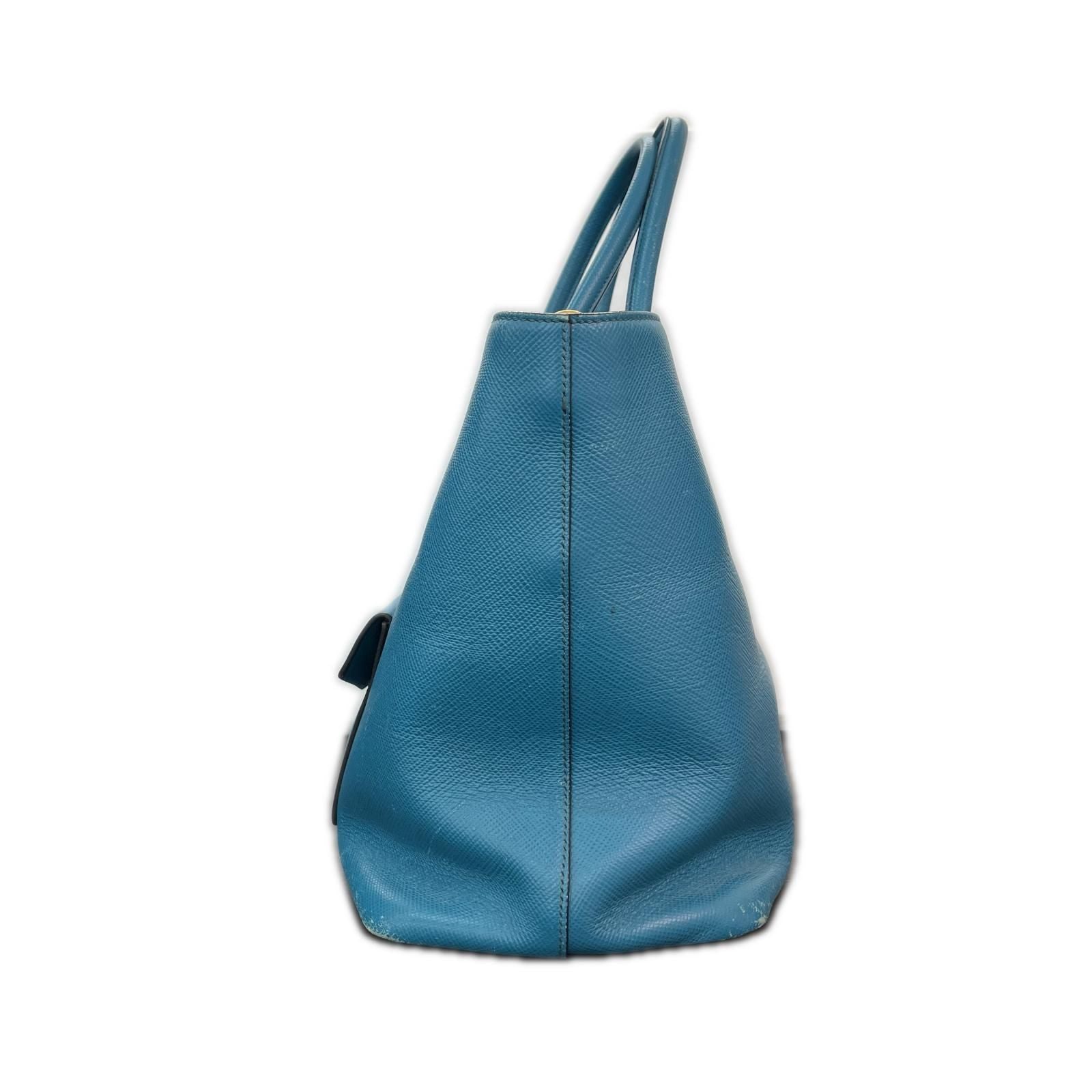 Prada 2-Way Bag Saffiano Cuir Blue — view 2