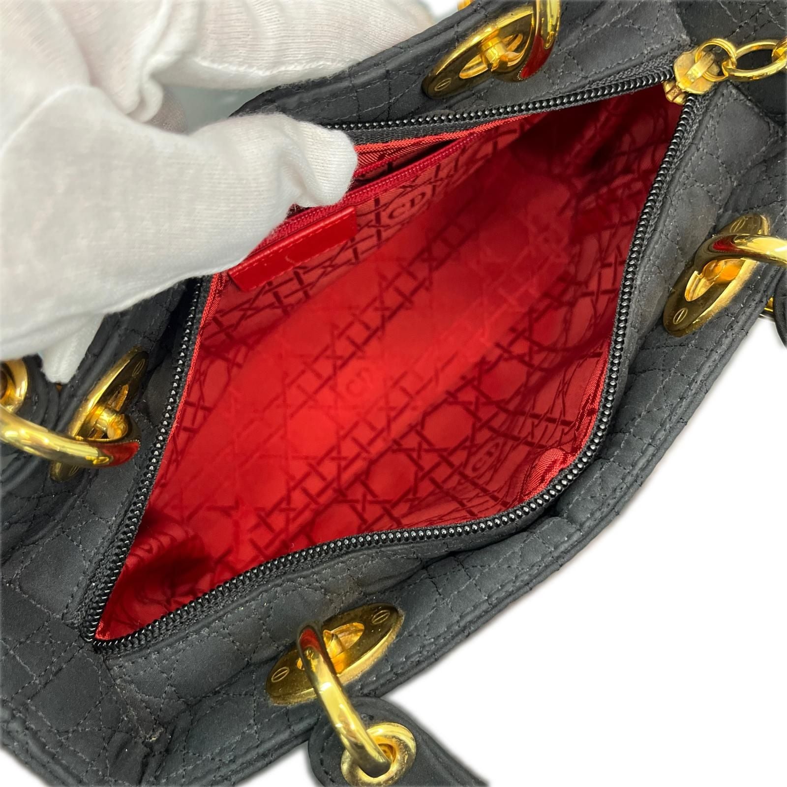 Dior Handbag Cannage Lady Black — view 5