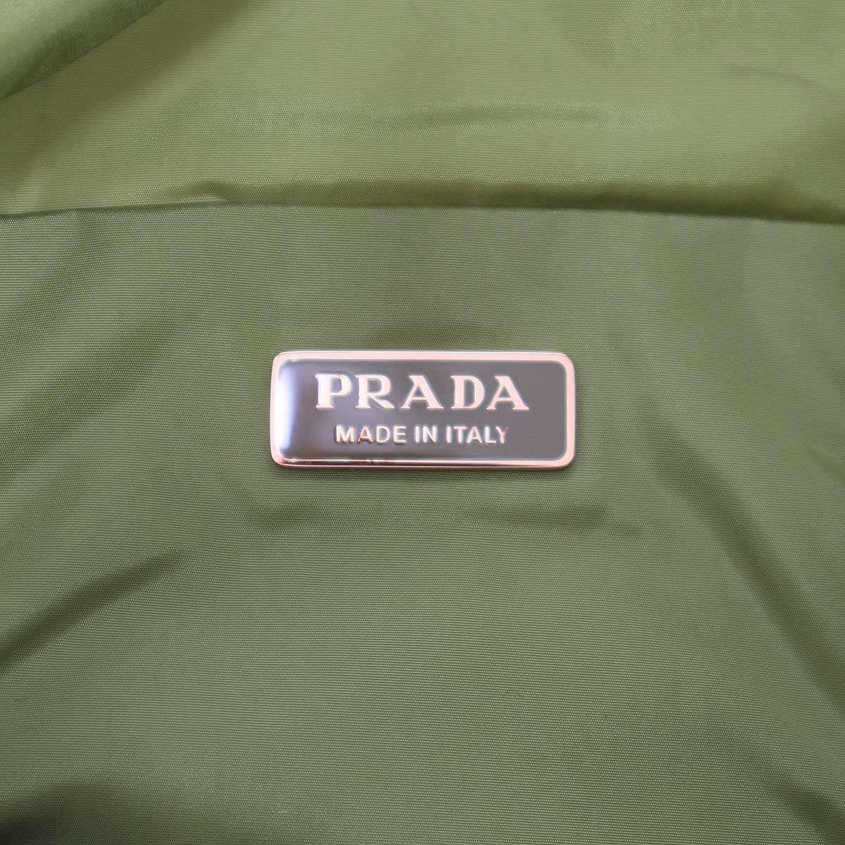 Prada Wish Re-Nylon Pouch Ivy Green 42 — view 3